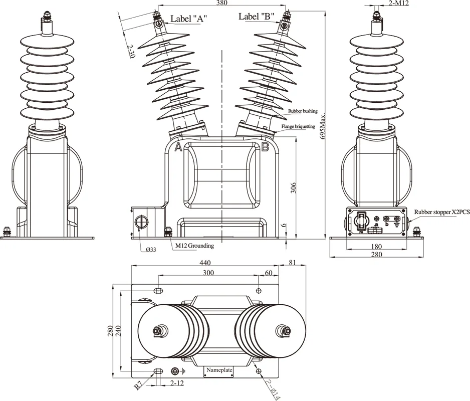 VOLTAGE TRANSFORMER JDZW-24M (PO-546)-1.jpg