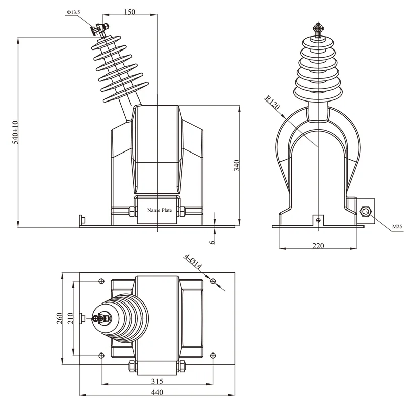 VOLTAGE TRANSFORMER JDZW3-15 (PO-533)-1.jpg