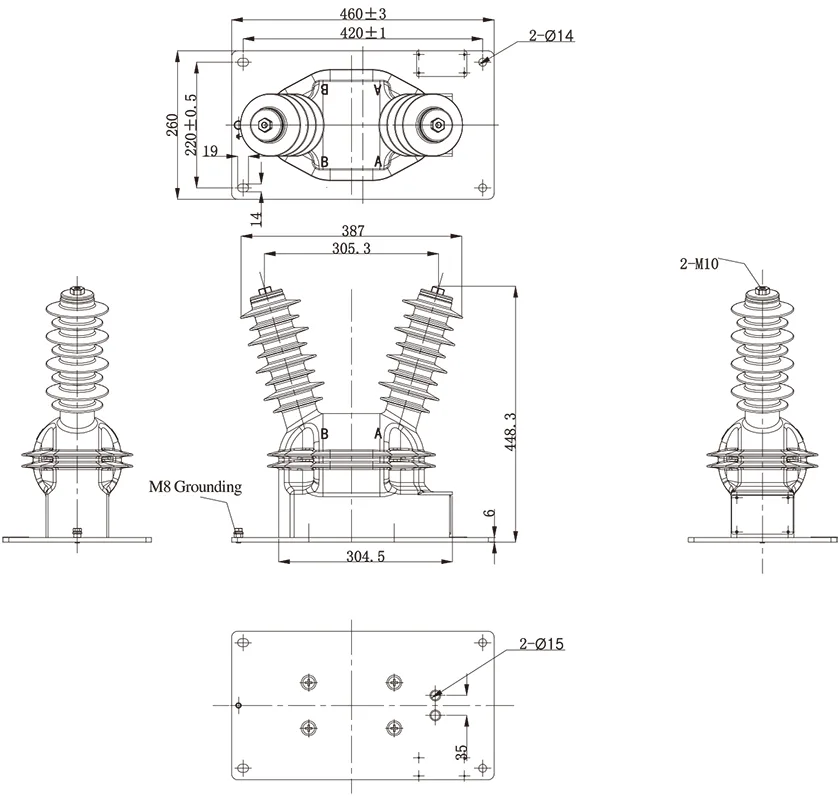 VOLTAGE TRANSFORMER JDZW5-12R (PO-386)-1.jpg